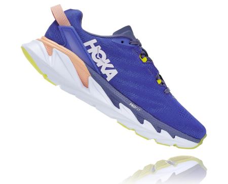 Hoka One One Elevon 2 - Pantofi Mers Dama Albastri / Albi | RO-7mqeuxV